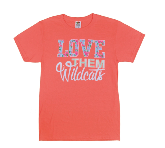 Love Them ... Retro Heather Coral T-Shirt